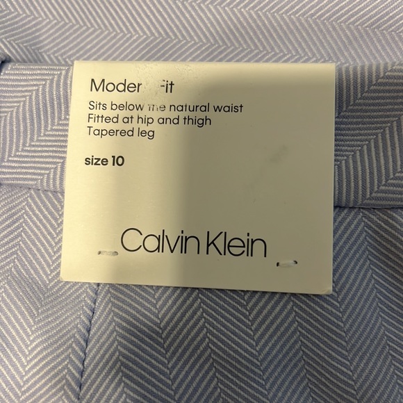 Calvin Klein Women's Modern Fit Pants Blue Size 10 - Picture 6 of 7